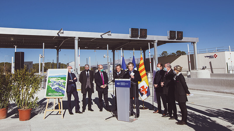 Inauguration pour Vinci Autoroutes