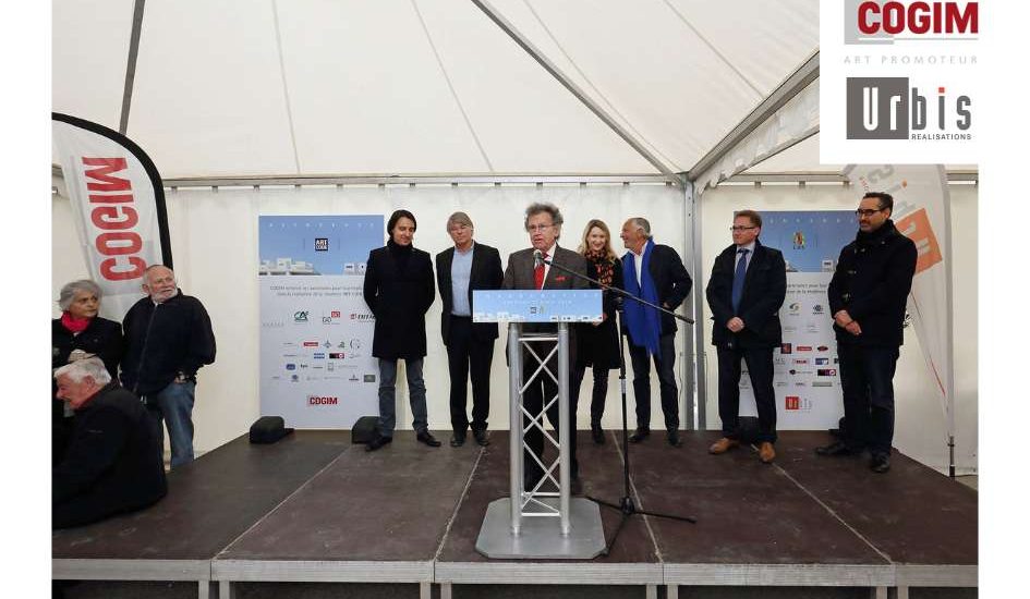 Discours et protocole pour l'inauguration des deux immeubles en co-promotion d'URBIS et COGIM