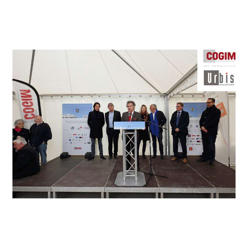 Discours et protocole pour l'inauguration des deux immeubles en co-promotion d'URBIS et COGIM