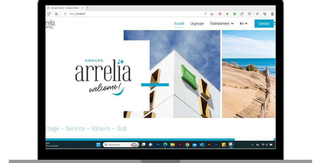 Réalisation et optimisation du site ARRELIA