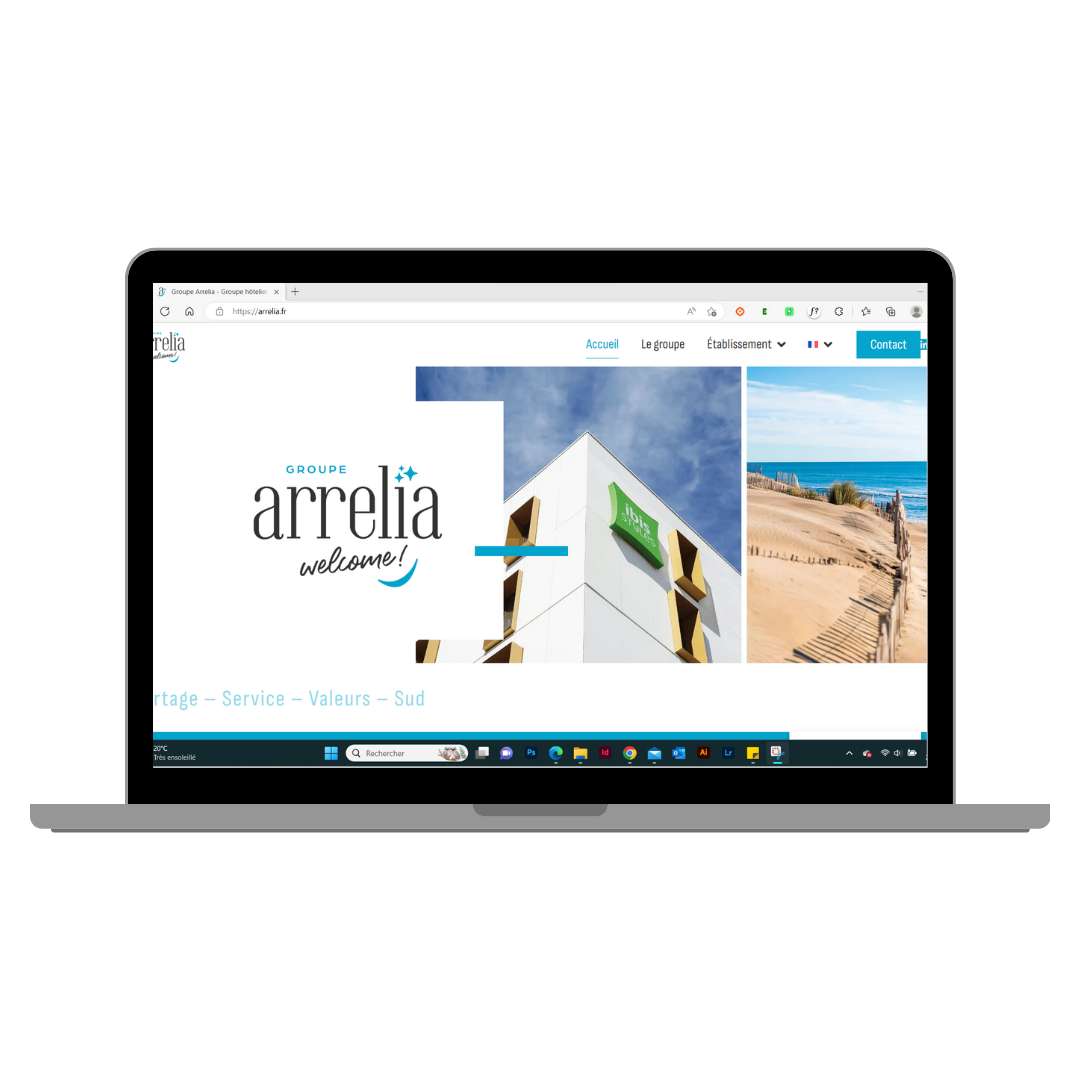 Réalisation et optimisation du site ARRELIA