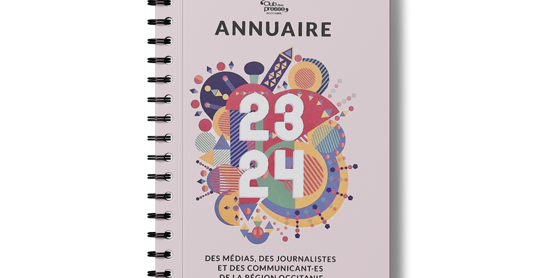 Annuaire annuel du Club de la presse Occitanie à Montpellier.