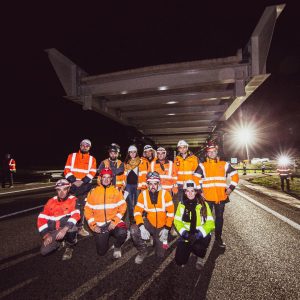 Shooting des équipes autoroutières de Vinci Autoroutes pour la communication